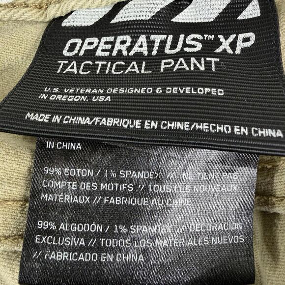 Viktos Operatus XP Tactical Khaki Denim Pants Men's 36x34 Military Stretch Jeans - Picture 4 of 14